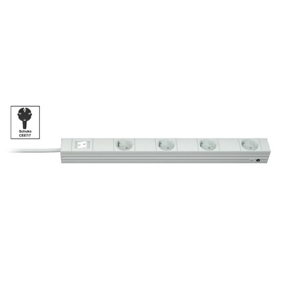 Vertiv Knürr DI-STRIP PDU, basic, 0U/1U, ingang Schuko 230 V 16 A, uitgangen (4) Schuko (033020546)