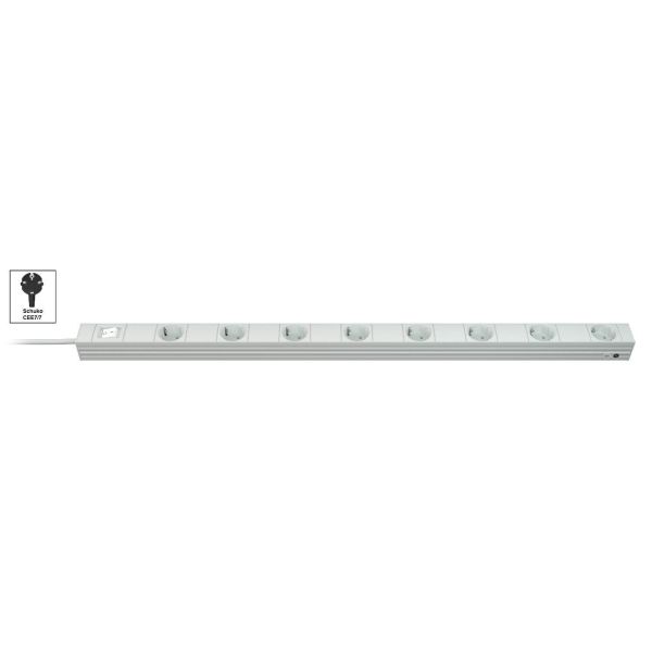 Vertiv Knürr DI-STRIP PDU, basic, 0U/1U, ingang Schuko 230 V 16 A, uitgangen (8) Schuko (033020581)