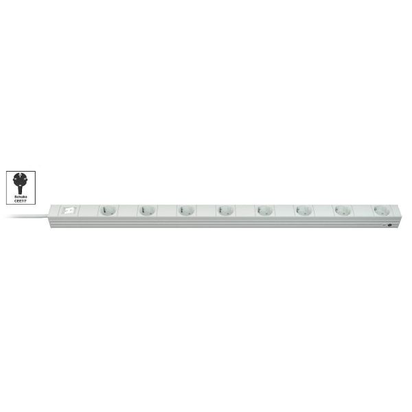 Vertiv Knürr DI-STRIP PDU, basic, 0U/1U, ingang Schuko 230 V 16 A, uitgangen (8) Schuko (033020586)