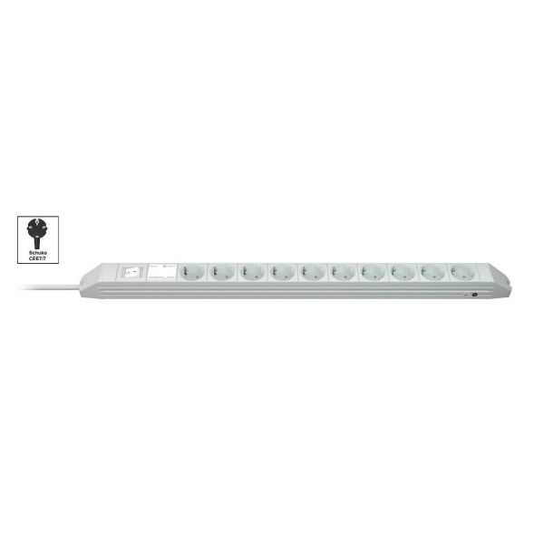 Vertiv Knürr DI-STRIP PDU, basic, 0U/1U, ingang Schuko 230 V 16 A, uitgangen (10) Schuko (033021101)