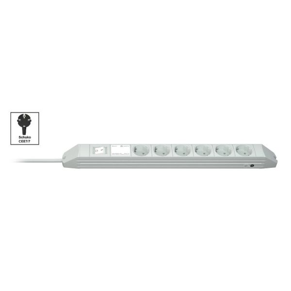 Vertiv Knürr DI-STRIP PDU, basic, 0U/1U, ingang Schuko 230 V 16 A, uitgangen (6) Schuko (033031061)