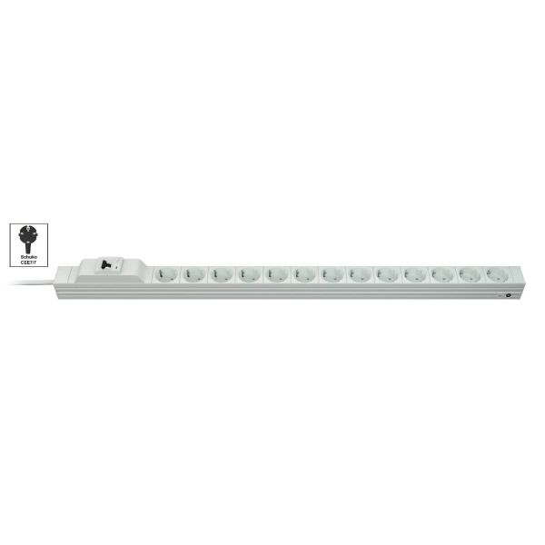 Vertiv Knürr DI-STRIP PDU, basic, 0U/1U, ingang Schuko 230 V 16 A, uitgangen (13) Schuko (033040131)