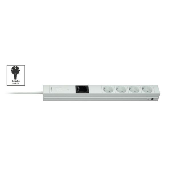 Vertiv Knürr DI-STRIP PDU, basic, 0U/1U, ingang Schuko 230 V 16 A, uitgangen (5) Schuko (033140051)