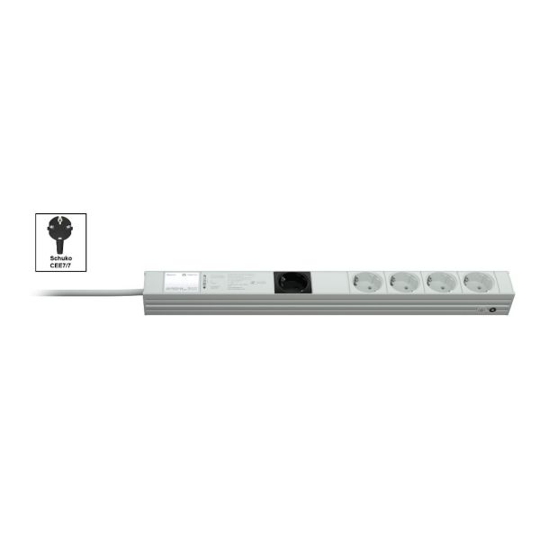 Vertiv Knürr DI-STRIP PDU, basic, 0U/1U, ingang Schuko 230 V 16 A, uitgangen (5) Schuko (033200051)