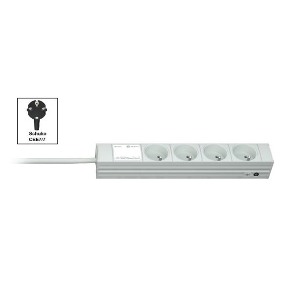 Vertiv Knürr DI-STRIP PDU, basic, 0U/1U, ingang Schuko 230 V 16 A, uitgangen (4) UTE (034000041)