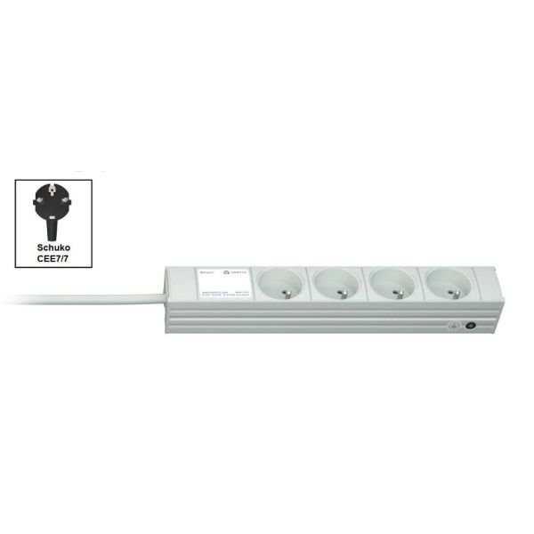 Vertiv Knürr DI-STRIP PDU, basic, 0U/1U, ingang Schuko 230 V 16 A, uitgangen (4) UTE (034000046)