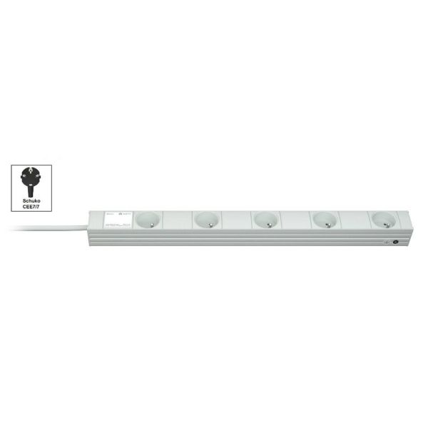 Vertiv Knürr DI-STRIP PDU, basic, 0U/1U, ingang Schuko 230 V 16 A, uitgangen (5) UTE (034000556)