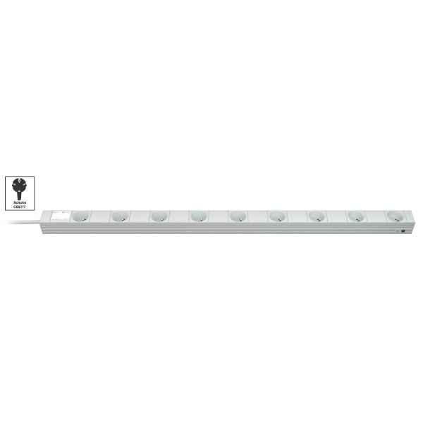 Vertiv Knürr DI-STRIP PDU, basic, 0U/1U, ingang Schuko 230 V 16 A, uitgangen (9) UTE (034000591)