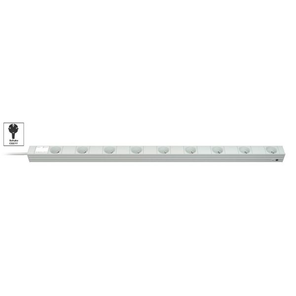 Vertiv Knürr DI-STRIP PDU, basic, 0U/1U, ingang Schuko 230 V 16 A, uitgangen (9) UTE (034000596)