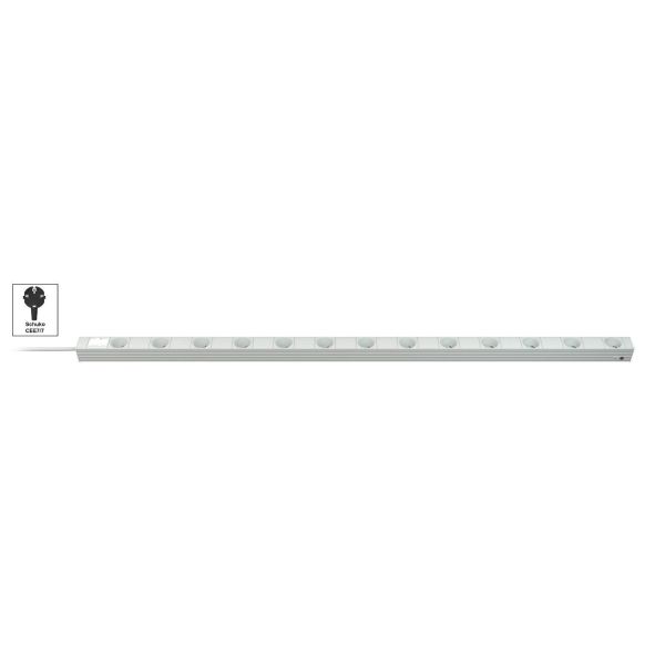 Vertiv Knürr DI-STRIP PDU, basic, 0U/1U, ingang Schuko 230 V 16 A, uitgangen (13) UTE (034000631)