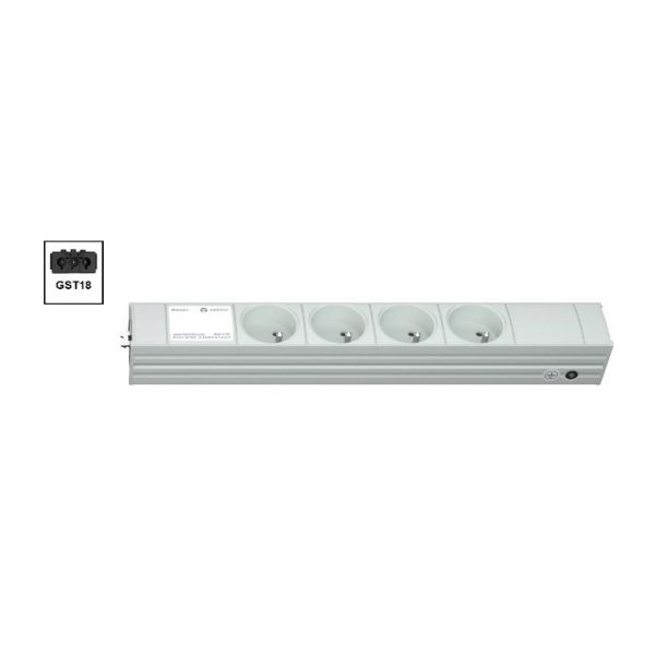 Vertiv Knürr DI-STRIP PDU, basic, 0U/1U, ingang GST 18 230 V 16 A, uitgangen (4) UTE (034002041)