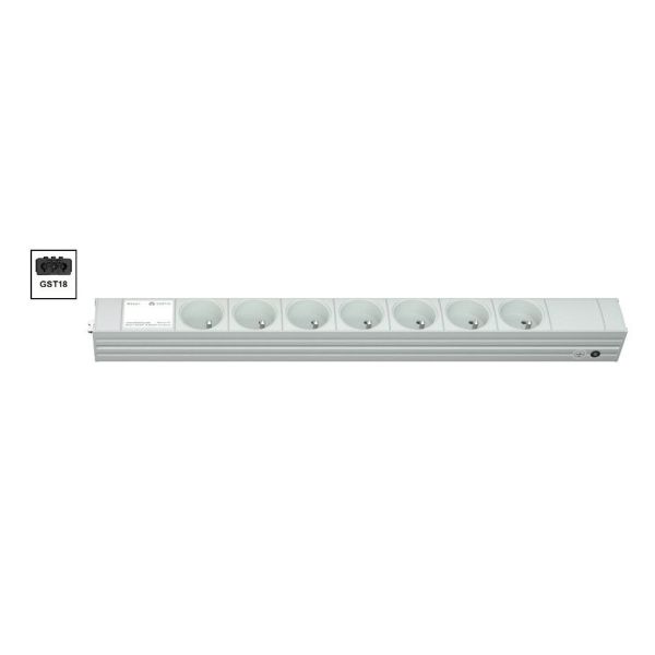 Vertiv Knürr DI-STRIP PDU, basic, 0U/1U, ingang GST 18 230 V 16 A, uitgangen (7) UTE (034002071)