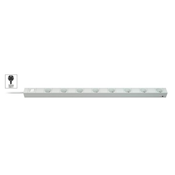 Vertiv Knürr DI-STRIP PDU, basic, 0U/1U, ingang Schuko 230 V 16 A, uitgangen (8) UTE (034020581)