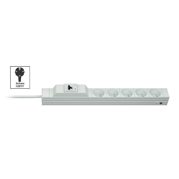 Vertiv Knürr DI-STRIP PDU, basic, 0U/1U, ingang Schuko 230 V 16 A, uitgangen (5) UTE (034040051)