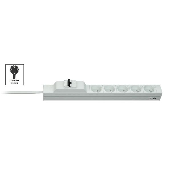 Vertiv Knürr DI-STRIP PDU, basic, 0U/1U, ingang Schuko 230 V 16 A, uitgangen (5) UTE (034100051)
