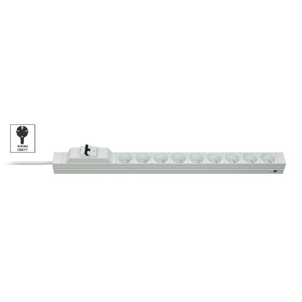 Vertiv Knürr DI-STRIP PDU, basic, 0U/1U, ingang Schuko 230 V 16 A, uitgangen (9) UTE (034100091)