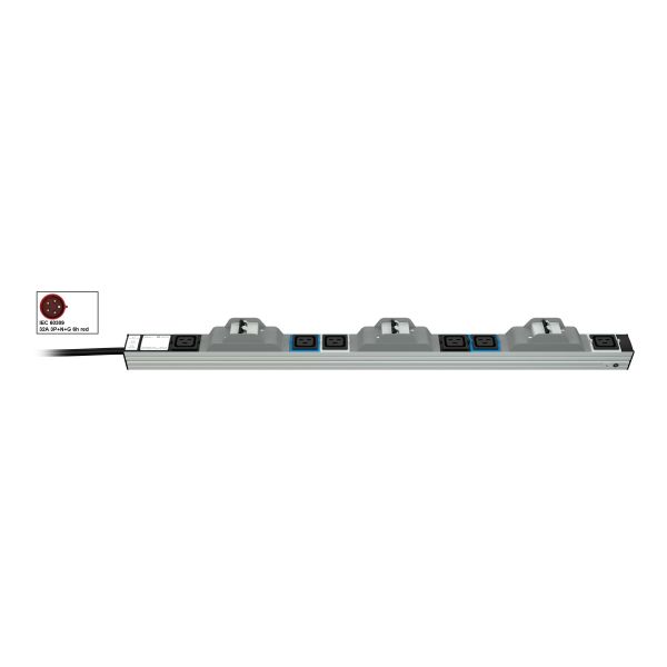 Vertiv Knürr 036009061 energiedistributie 6 AC-uitgang(en) 0U Zwart, Blauw, Grijs (036009061)