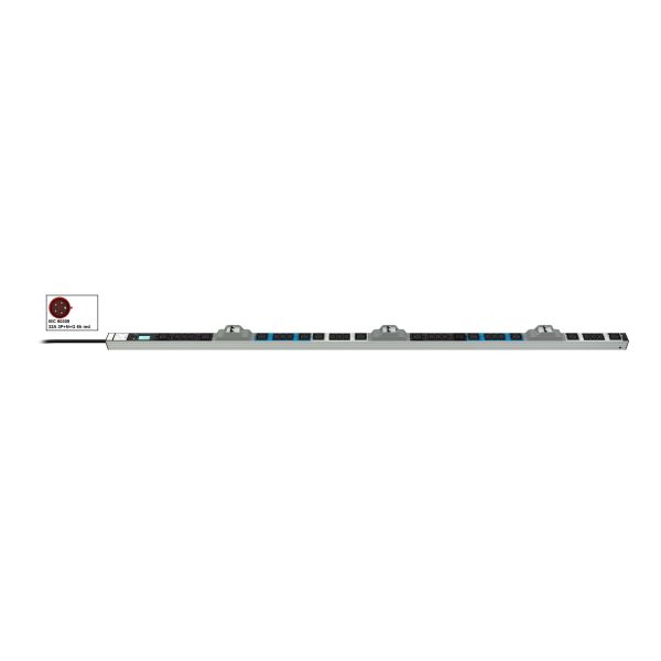 Vertiv Knürr 036069301 energiedistributie 30 AC-uitgang(en) 0U Zwart, Blauw, Grijs (036069301)