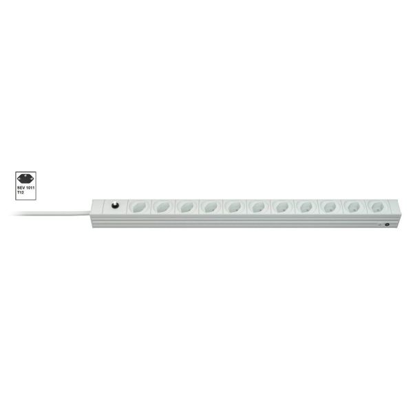 Vertiv Knürr DI-STRIP PDU, basic, 0U/1U, ingang SEV1011 T12 230 V 10 A, uitgangen (11) Type 13 (037010111)