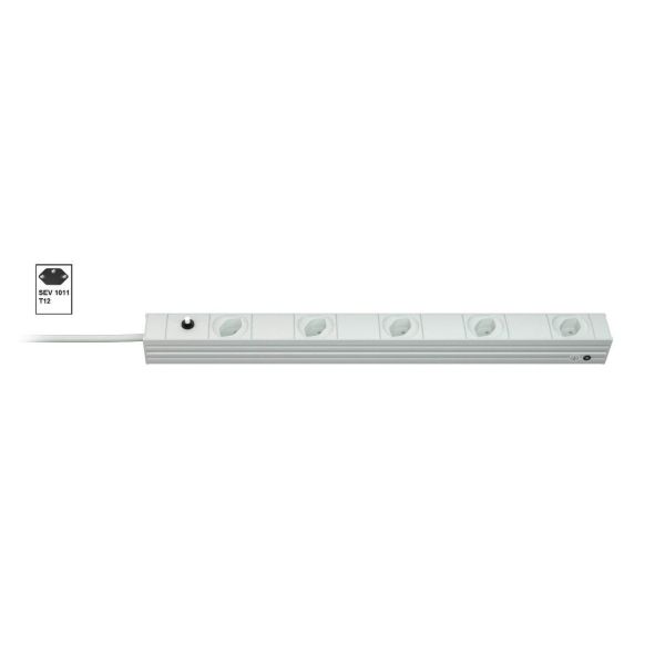 Vertiv Knürr DI-STRIP PDU, basic, 0U/1U, ingang SEV1011 T12 230 V 10 A, uitgangen (5) Type 13 (037010551)
