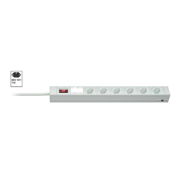 Vertiv Knürr DI-STRIP PDU, basic, 0U/1U, ingang SEV1011 T12 230 V 10 A, uitgangen (6) Type 13 (037030061)