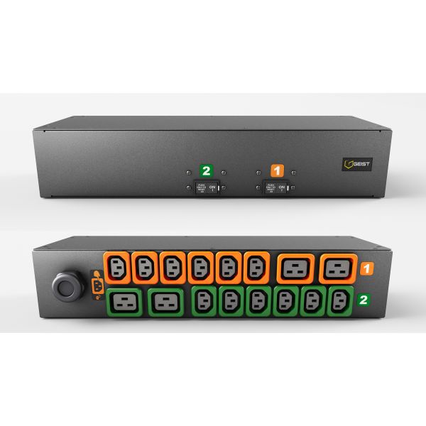 Vertiv G2XPR166-103PB4PS6-IP44 energiedistributie 16 AC-uitgang(en) 2U Zwart (G1649L)