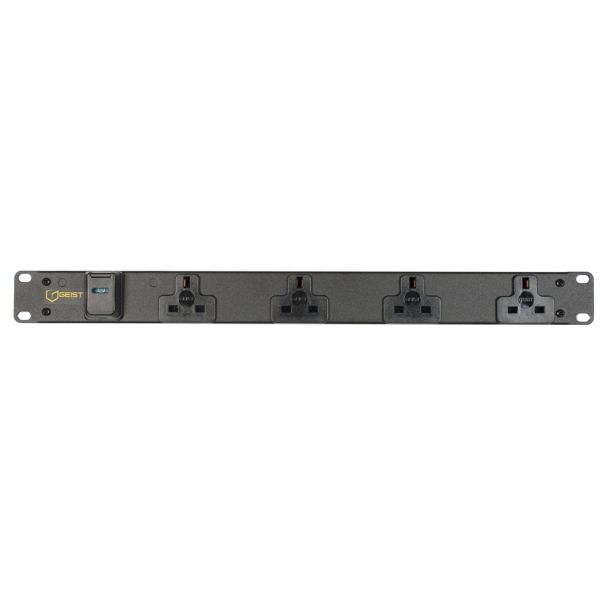 Vertiv EGVHVRB042-102UKLPS6-IP44 energiedistributie 4 AC-uitgang(en) Zwart (G2158)