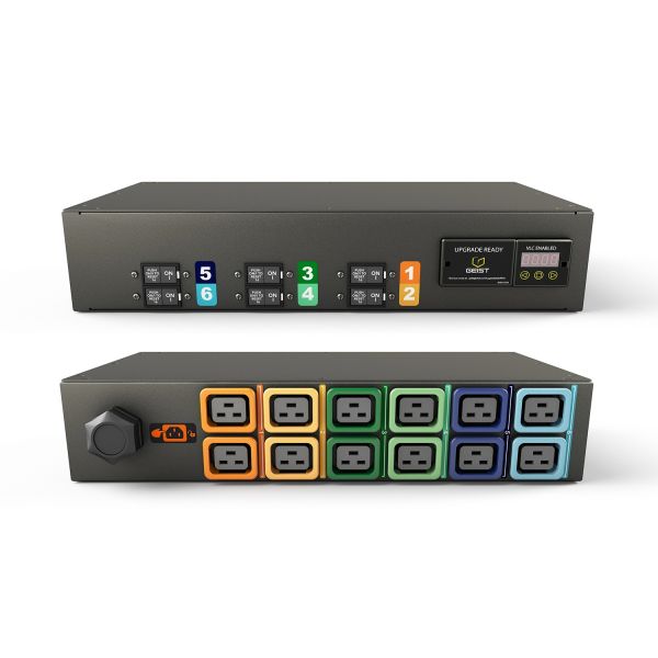 Vertiv MG01D2R1-12L193-3PS56B2H10-S energiedistributie 12 AC-uitgang(en) 2U Zwart (GI10021L)