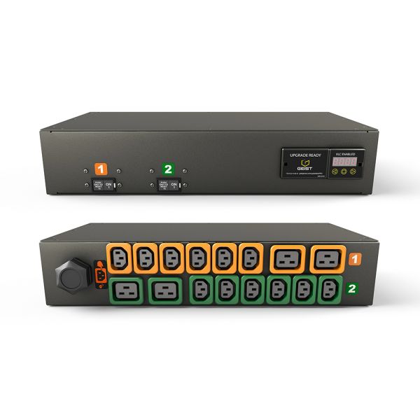 Vertiv MG01D2R1-16PB43-3PS6C2H10-S energiedistributie 16 AC-uitgang(en) 2U Zwart (GI10026L)
