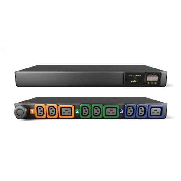 Vertiv MG01D1R0-09P633-2PS56B2H10-S energiedistributie 9 AC-uitgang(en) 1U Zwart (GI10060L)