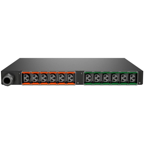 Vertiv Geist GR30202 energiedistributie 12 AC-uitgang(en) Zwart, Groen, Oranje (GR30202)