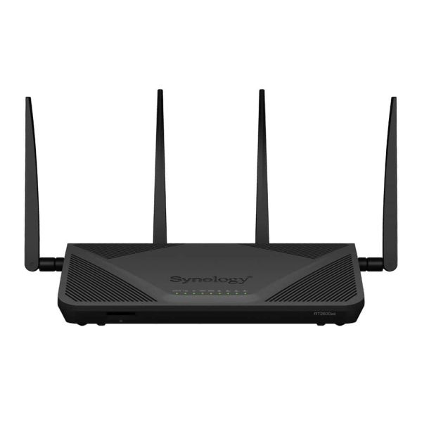Synology RT2600AC draadloze router Gigabit Ethernet Dual-band (2.4 GHz / 5 GHz) 4G Zwart (RT2600AC)