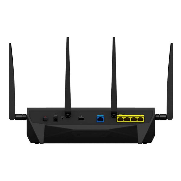 Synology RT2600AC draadloze router Gigabit Ethernet Dual-band (2.4 GHz / 5 GHz) 4G Zwart (RT2600AC)