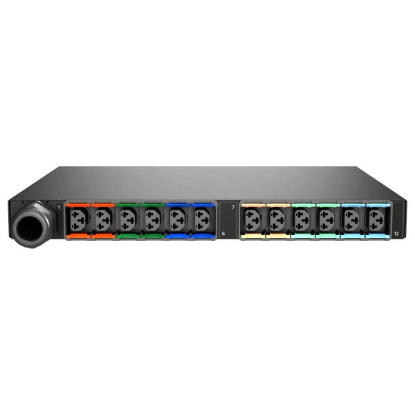 Vertiv Geist MGU3E1R6-12CF13-3PS56B2H10-S energiedistributie 12 AC-uitgang(en) 0U Zwart (GU30203)