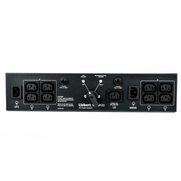 Vertiv Liebert MP2-210K energiedistributie 4 AC-uitgang(en) 2U Zwart (MP2-210K) Vertiv Liebert MP2-210K energiedistributie 4 AC-uitgang(en) 2U Zwart (MP2-210K)