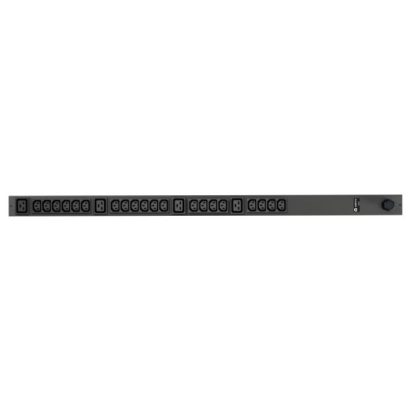 Vertiv Geist rPDU, basic, 0U, input IEC60309 230V 16A, outputs (20)C13 | (4)C19 energiedistributie 24 AC-uitgang(en) Zwart (VP7551)