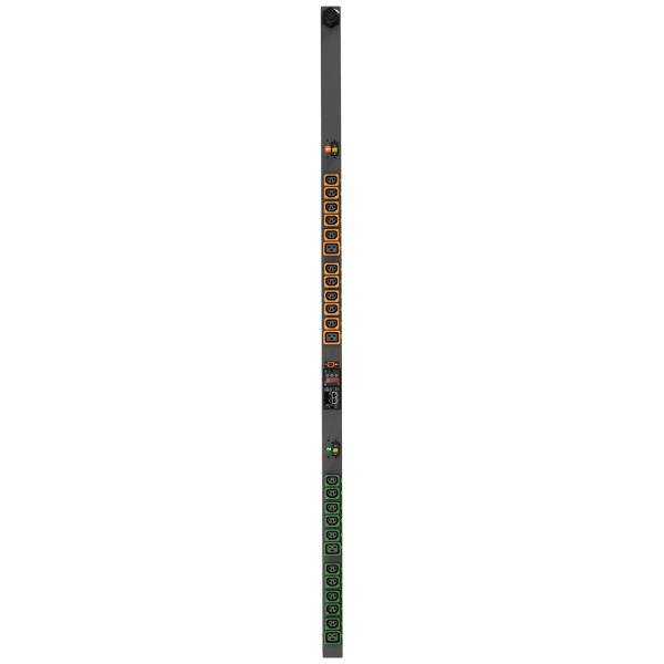 Vertiv Geist rPDU, switched, 0U, input IEC60309 230V 32A, outputs (20)C13 | (4)C19 energiedistributie 24 AC-uitgang(en) Zwart (VP8953)