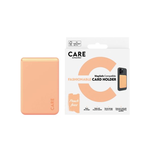 PanzerGlass CARE™ by ® Card Holder Peachy iPhone mobiele telefoon behuizingen Hoes Roze (1446)