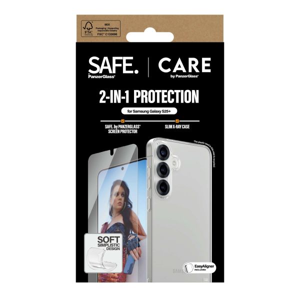 PanzerGlass CARE™ by ® 2-in-1 Bundle Samsung Galaxy S25+ Doorzichtige schermbeschermer 1 stuk(s) (CRRCANUG37942)