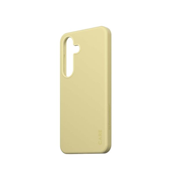 PanzerGlass CARE™ by ® Case Chardonnay Samsung Galaxy S25 mobiele telefoon behuizingen Hoes Geel (CRRFACOG38388)