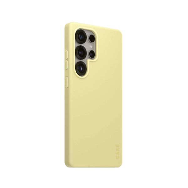 PanzerGlass CARE™ by ® Case Chardonnay Samsung Galaxy S25 Ultra mobiele telefoon behuizingen Hoes Geel (CRRFACOG38488)