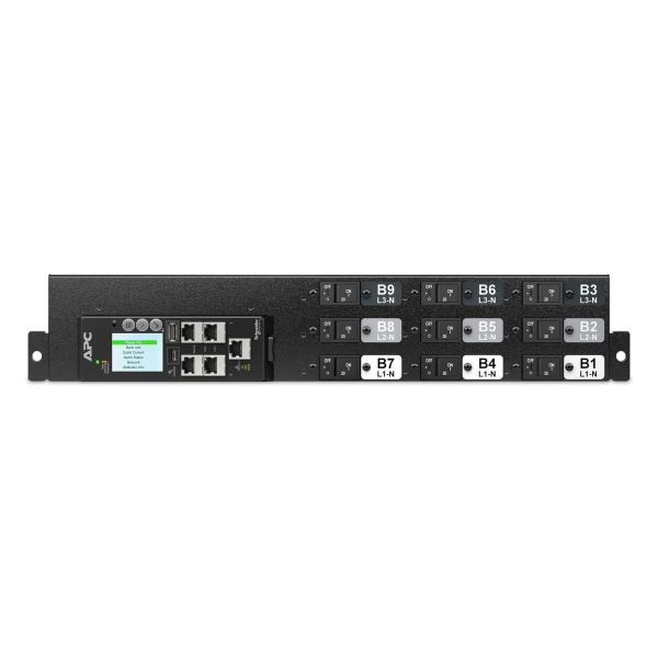 APC NetShelter Rack PDU Advanced Metered, 2U, 3 fasen, 415 V, 41,4 kVA 60 A, 18 uitgangen (APDU11454ME)
