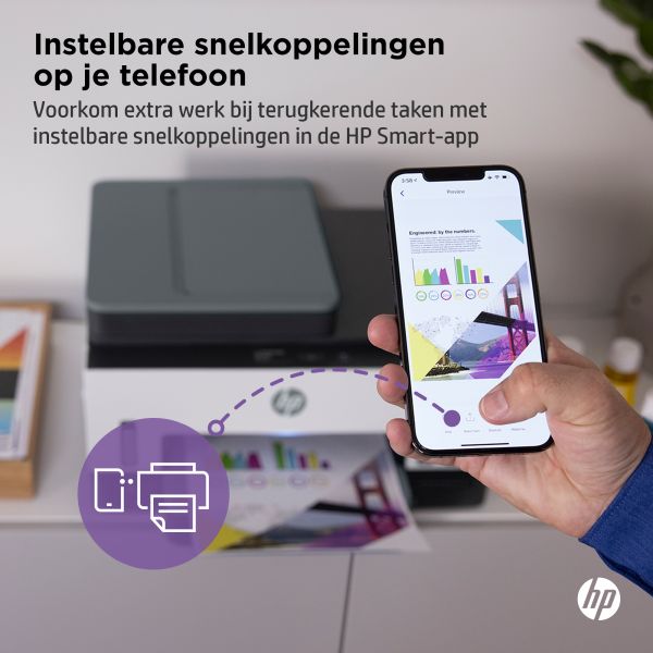 HP Smart Tank 7605 Draadloos All-in-One Kleur Printer, Dubbelzijdig printen; Kopieerapparaat, Scanner (28C02A) HP Smart Tank 7605 Draadloos All-in-One Kleur Printer, Dubbelzijdig printen; Kopieerapparaat, Scanner (28C02A)