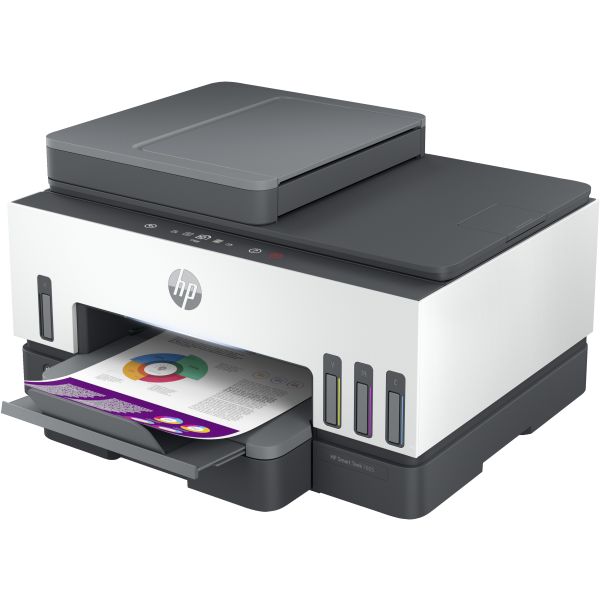 HP Smart Tank 7605 Draadloos All-in-One Kleur Printer, Dubbelzijdig printen; Kopieerapparaat, Scanner (28C02A)