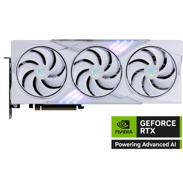 MSI GAMING GEFORCE RTX 5080 16G TRIO OC WHITE videokaart NVIDIA 16 GB GDDR7 (912-V531-049)