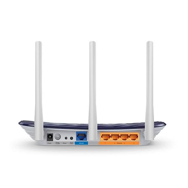 TP-Link Archer C20 AC750 V4.0 draadloze router Fast Ethernet Dual-band (2.4 GHz / 5 GHz) Marineblauw (ARCHER C20 V4)