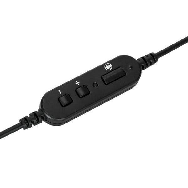 Targus AEH102GL hoofdtelefoon/headset Bedraad Hoofdband Oproepen/muziek USB Type-A Zwart (AEH102GL)