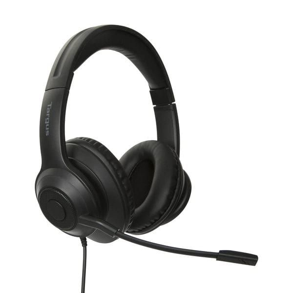 Targus AEH102GL hoofdtelefoon/headset Bedraad Hoofdband Oproepen/muziek USB Type-A Zwart (AEH102GL) Targus AEH102GL hoofdtelefoon/headset Bedraad Hoofdband Oproepen/muziek USB Type-A Zwart (AEH102GL)