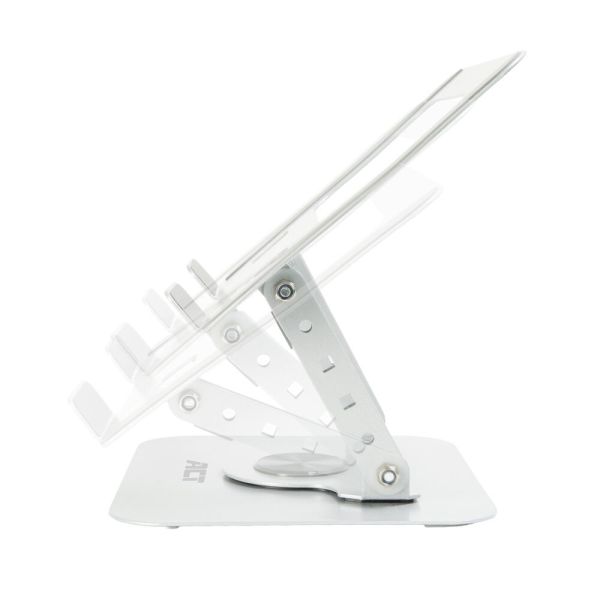 ACT Laptopstandaard 360° draaibaar, traploos in hoogte verstelbaar, Essentials (AC8136)