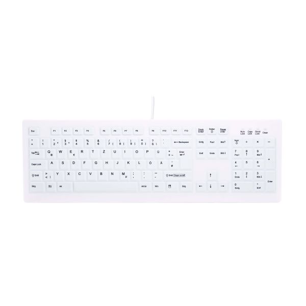 Contour Design Active Key AK-C8100 toetsenbord Kantoor RF Draadloos Duits Wit (AK-C8100-W/GE)